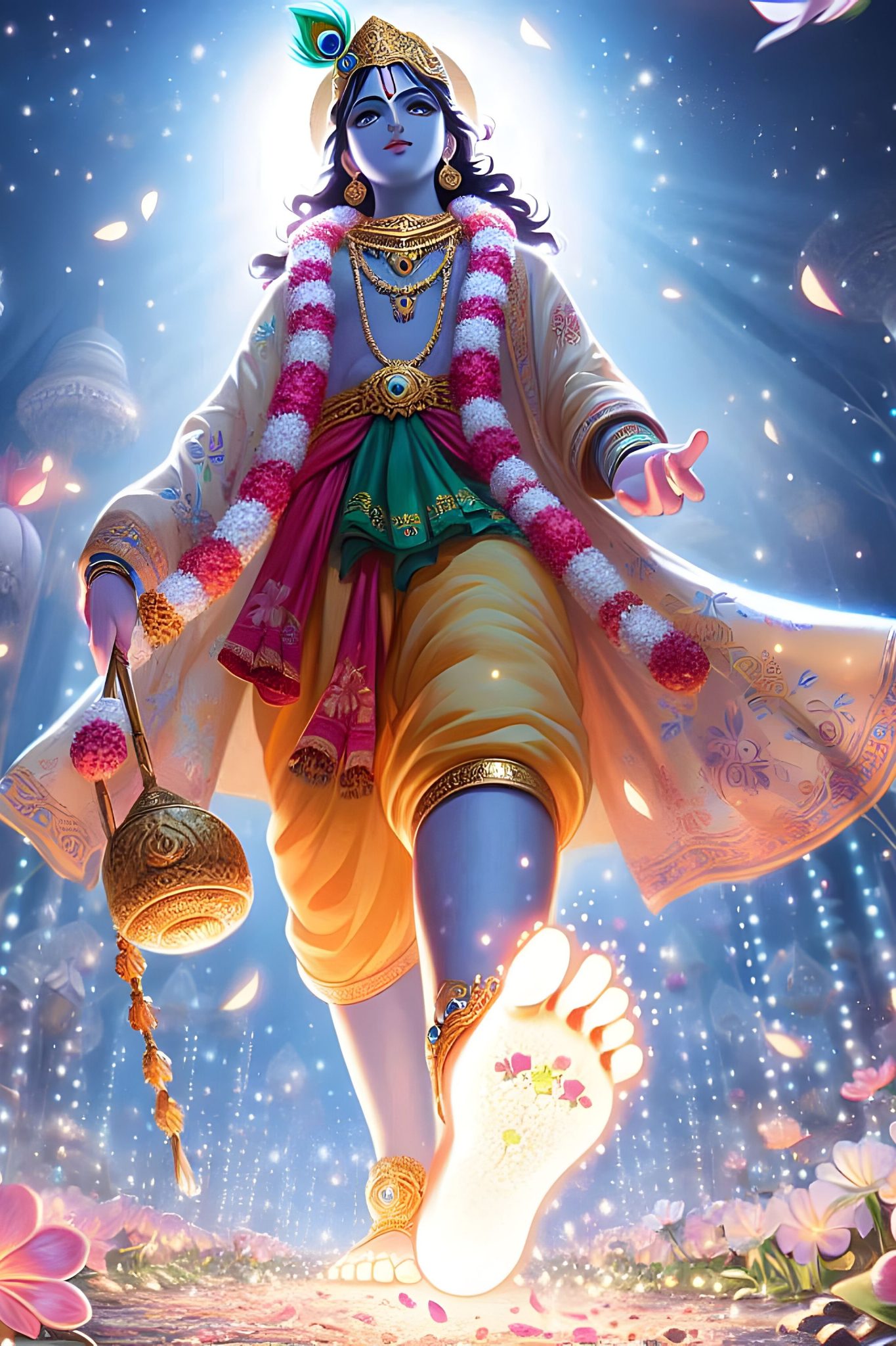 Chakra-gadaadharah