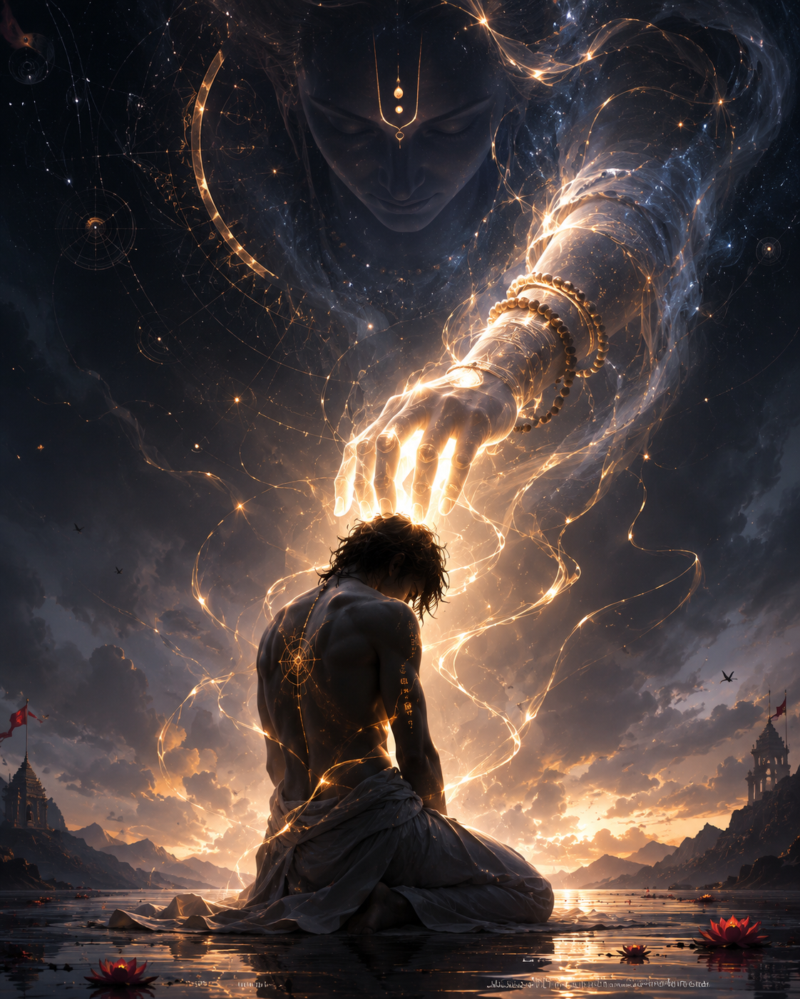 Chakra-gadaadharah